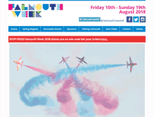 Tablet Screenshot of falmouthweek.co.uk